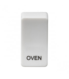 Switch cover "marked OVEN" - white