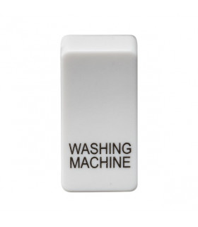 Switch cover "marked WASHING MACHINE" - white