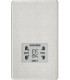 Screwless 115/230V Dual Voltage Shaver Socket - Brushed Chrome with Grey Insert