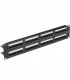 19â€ 2U 48-port UTP CAT5e patch panel