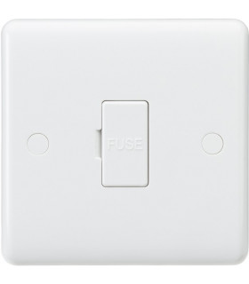 Curved Edge 13A Fused Spur Unit