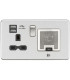 Screwless 13A socket