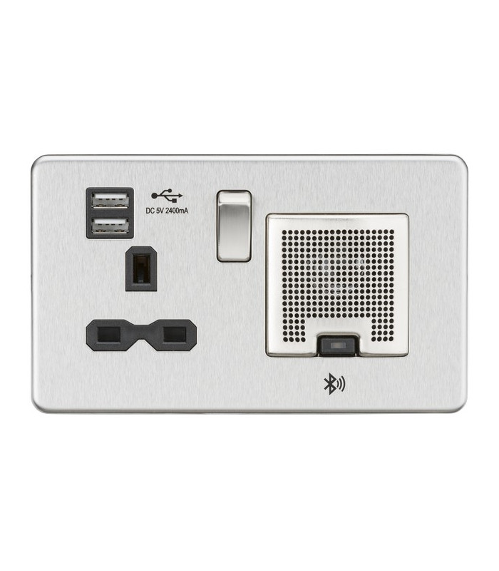 Screwless 13A socket