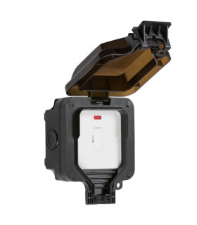 IP66 13A fused spur unit with neon