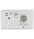 Screwless 13A socket