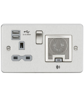 Flat Plate 13A socket