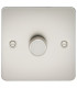 Flat Plate 1G 2 way 10-200W (5-150W LED) trailing edge dimmer - Pearl