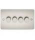 Flat Plate 4G 2 way 10-200W (5-150W LED) trailing edge dimmer - Pearl