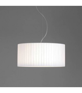 500mm White Pleated Shade - 1