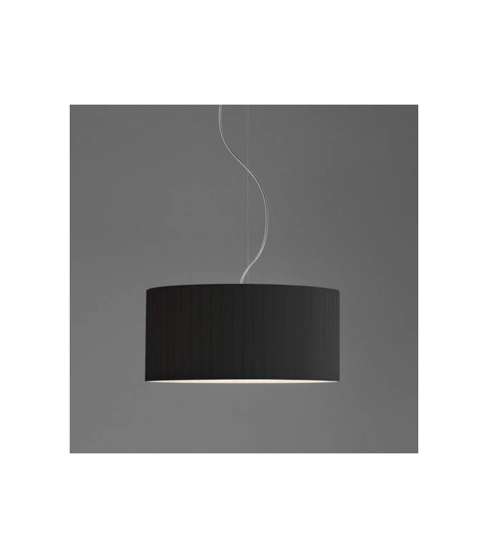 500mm Black Pleated Shade - 1