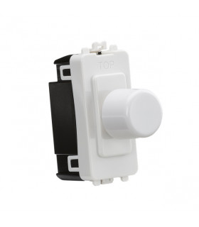 1G 2-way 10-200W (10-100W LED) trailing edge dimmer - white