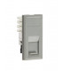 RJ11 Outlet Module 25 x 50mm (IDC) - Grey