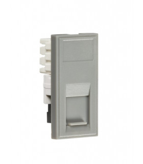 RJ11 Outlet Module 25 x 50mm (IDC) - Grey
