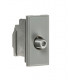 Screened SAT TV Outlet Module 25 x 50mm - Grey