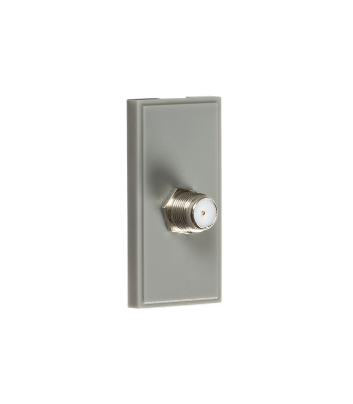 SAT TV Outlet Module 25 x 50mm - Grey