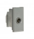 Screened TV Outlet 25 x 50mm - Grey