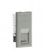 UTP CAT5e RJ45 Outlet Module 25 x 50mm - Grey