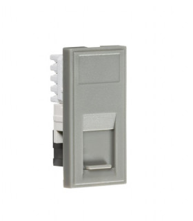 UTP CAT5e RJ45 Outlet Module 25 x 50mm - Grey