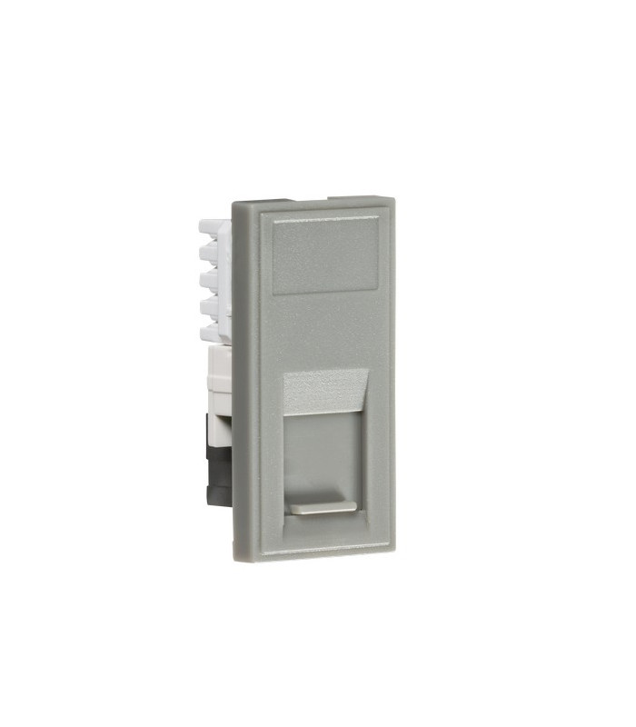 UTP CAT5e RJ45 Outlet Module 25 x 50mm - Grey