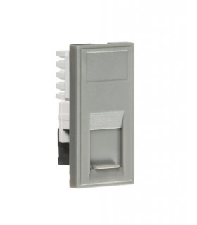 UTP CAT6 RJ45 Outlet Module 25 x 50mm - Grey
