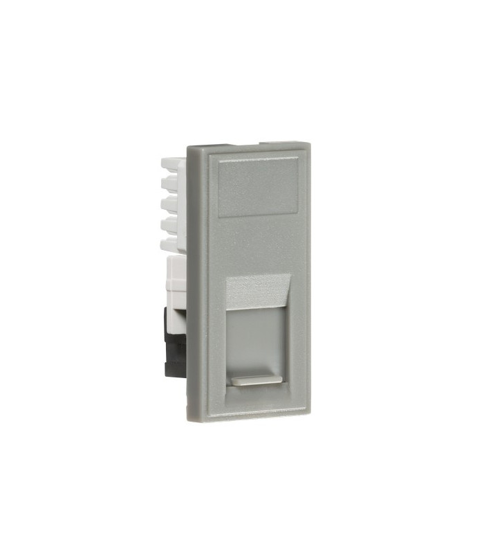 UTP CAT6 RJ45 Outlet Module 25 x 50mm - Grey