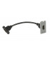 HDMI outlet module 25 x 50mm - Grey