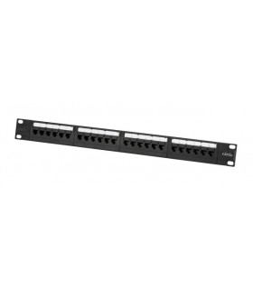 19"1U  UTP CAT5e 24-port Patch Panel