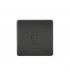 Screwless 13A Fused Spur Unit - Matt Black