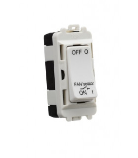 10A Fan Isolator Module - White