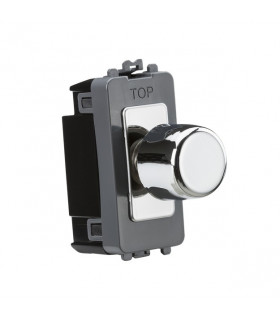 6A 1G 2-way Dummy Dimmer Module - Polished Chrome