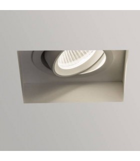 LED 1 Light Square Adjustable Recessed Spotlight White - 1
