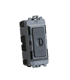 20AX 2-way key module (marked "EMG LTG TEST") - matt black