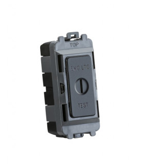20AX DP key module (marked "EMG LTG TEST") - matt black