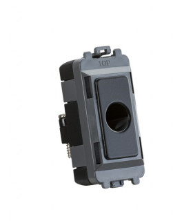 Flex outlet module (up to 10mm) - matt black