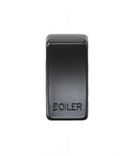 Switch cover "marked BOILER" - matt black