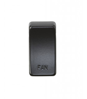 Switch cover "marked FAN" - matt black