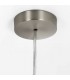 1 Light Ceiling Pendant Nickel, E27 - 1