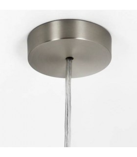 1 Light Ceiling Pendant Nickel, E27 - 1