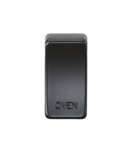 Switch cover "marked OVEN" - matt black