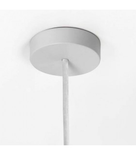 1 Light Ceiling Pendant White, E27 - 1