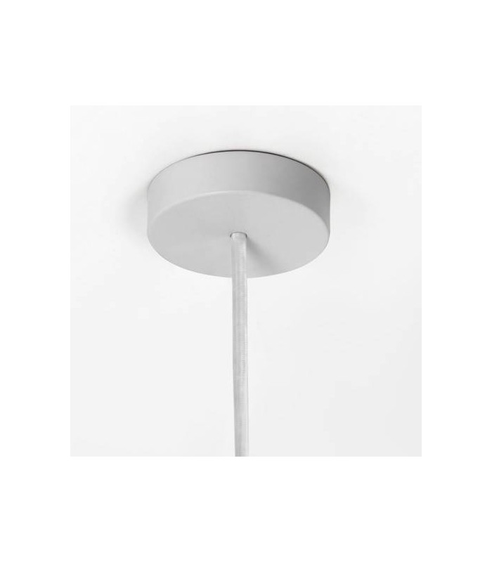 1 Light Ceiling Pendant White, E27 - 1