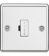 13A Fused Spur Unit - Rounded Edge Polished Chrome