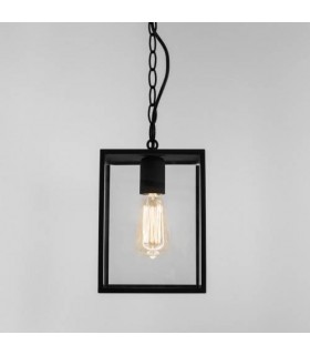 1 Light Outdoor Ceiling Pendant Light Black, E27 - 1