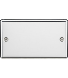 2G Blanking Plate - Rounded Edge Polished Chrome