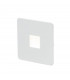 Screwless 230V LED Plinth Light - Matt White