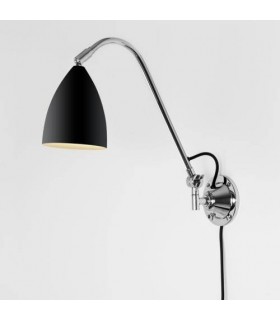 1 Light Indoor Wall Light Black, E27 - 1