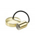 6" E27 Contemporary Pendant Set - Polished Brass