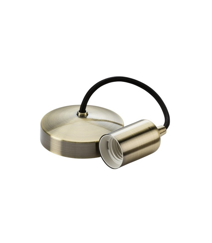 6" E27 Contemporary Pendant Set - Antique Brass