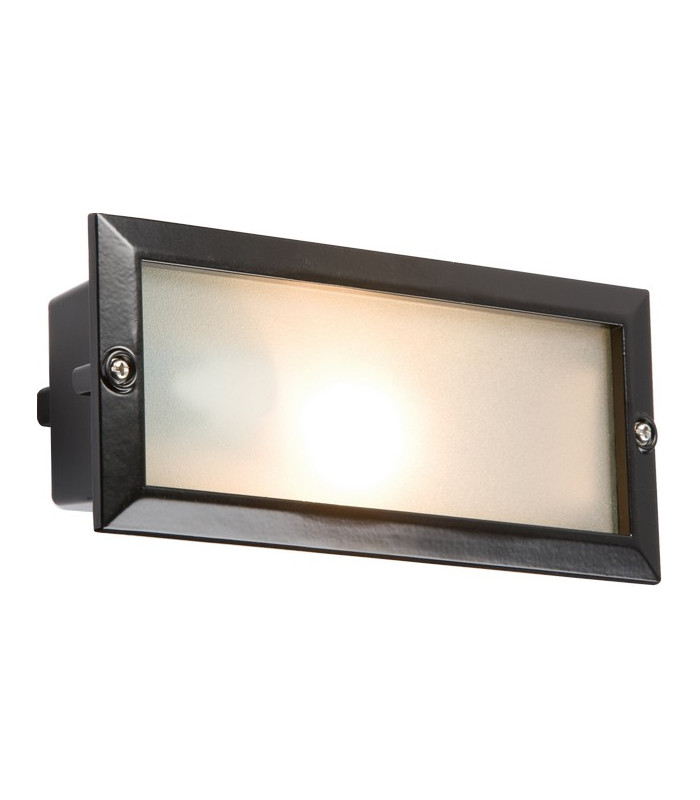 Bricklight with Plain and Louvred Black Cover