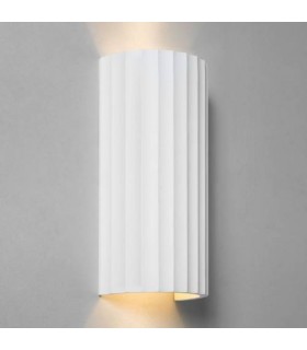 2 Light Indoor Plaster Large Wall Light White, GU10 - 1